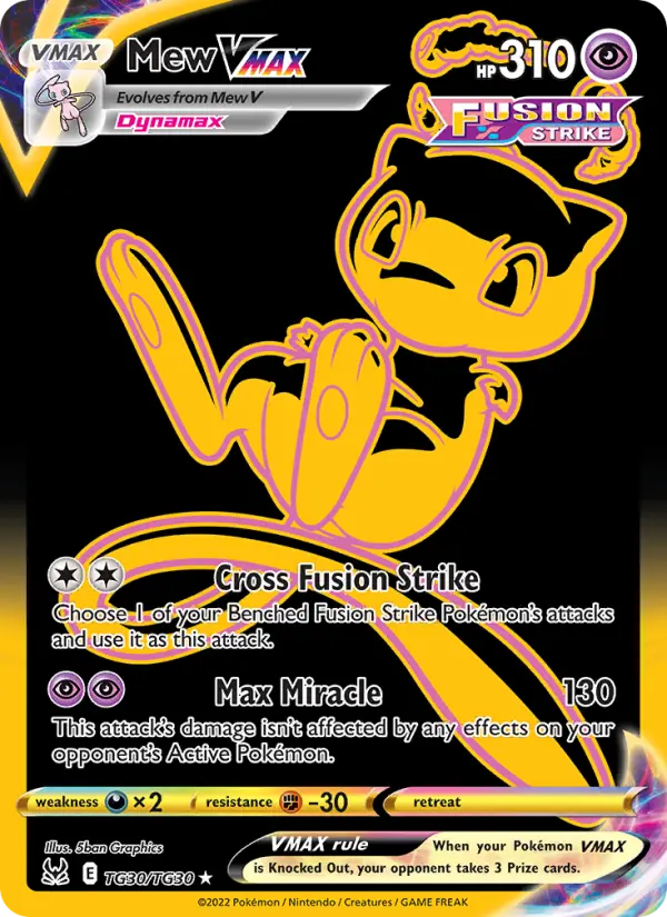Mew VMAX #TG30 — Lost Origin