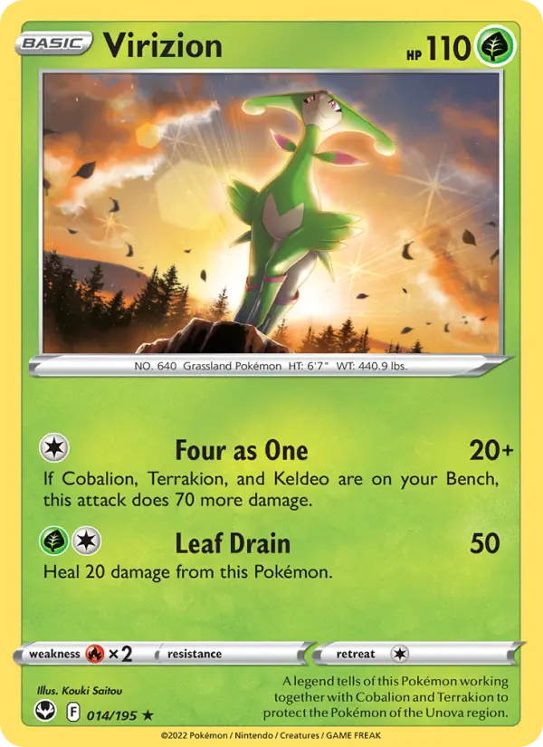 Virizion #014 — Silver Tempest