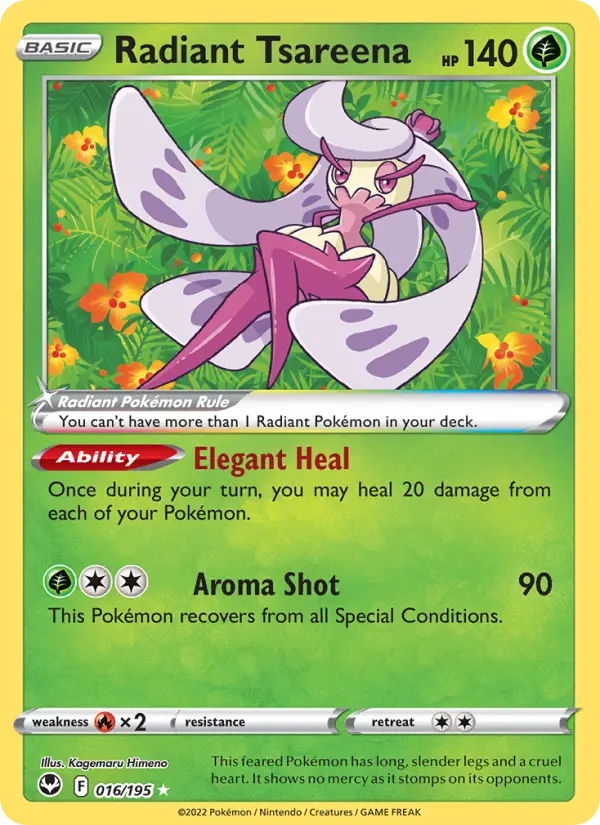 Radiant Tsareena #016 — Silver Tempest