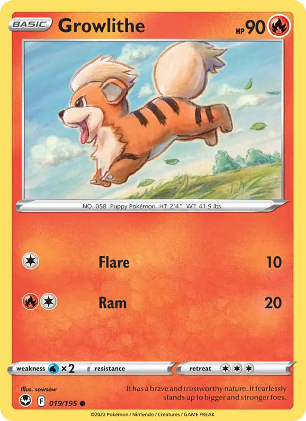 Growlithe #019 — Silver Tempest