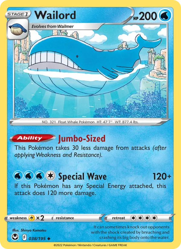 Wailord #038 — Silver Tempest