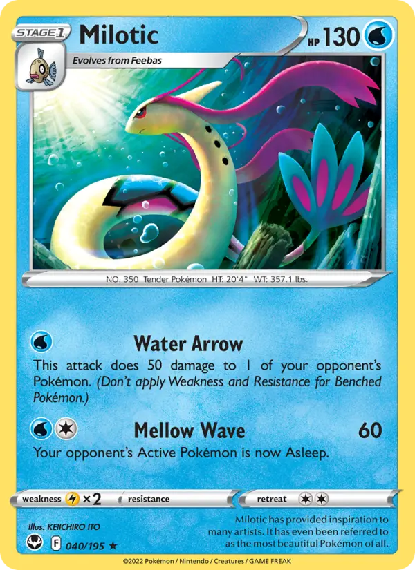 Milotic #040 — Silver Tempest