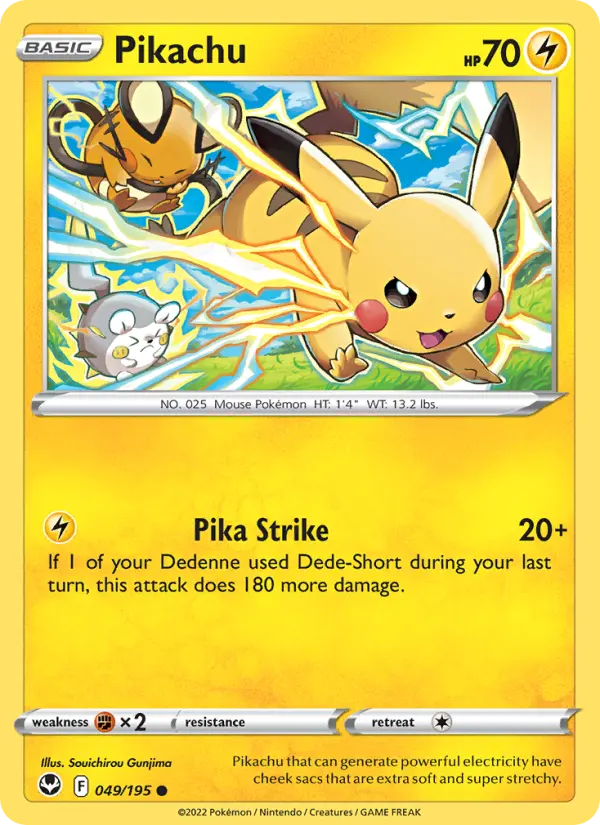 Pikachu #049 — Silver Tempest