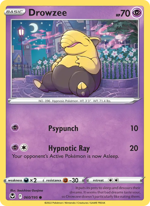 Drowzee #060 — Silver Tempest