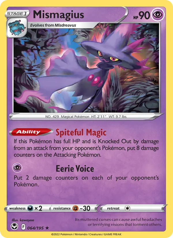 Mismagius #064 — Silver Tempest