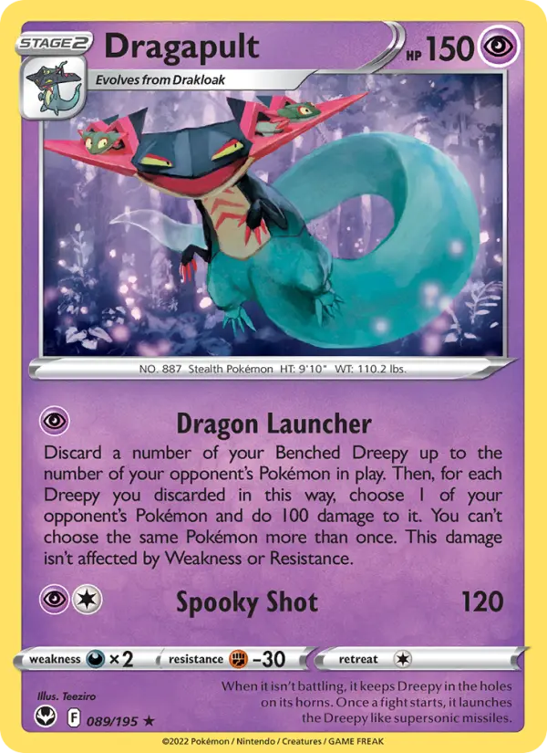 Dragapult #089 — Silver Tempest