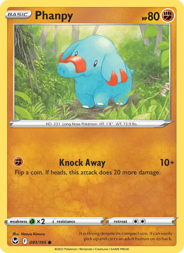 Phanpy #091 — Silver Tempest