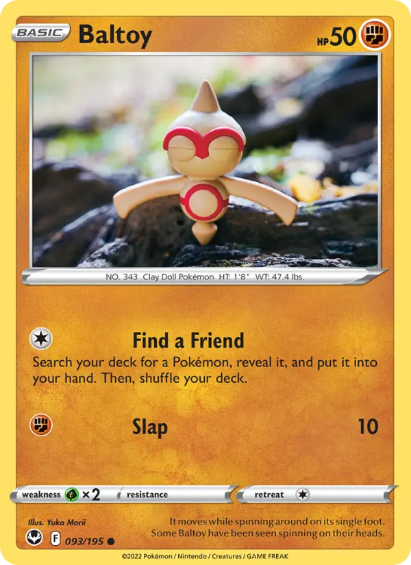 Baltoy #093 — Silver Tempest