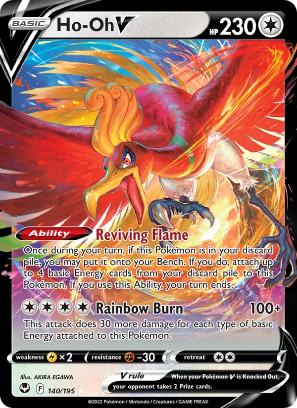 Ho-Oh V #140 — Silver Tempest