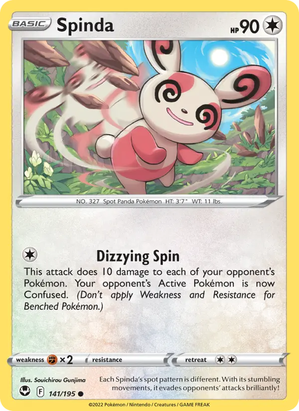 Spinda #141 — Silver Tempest