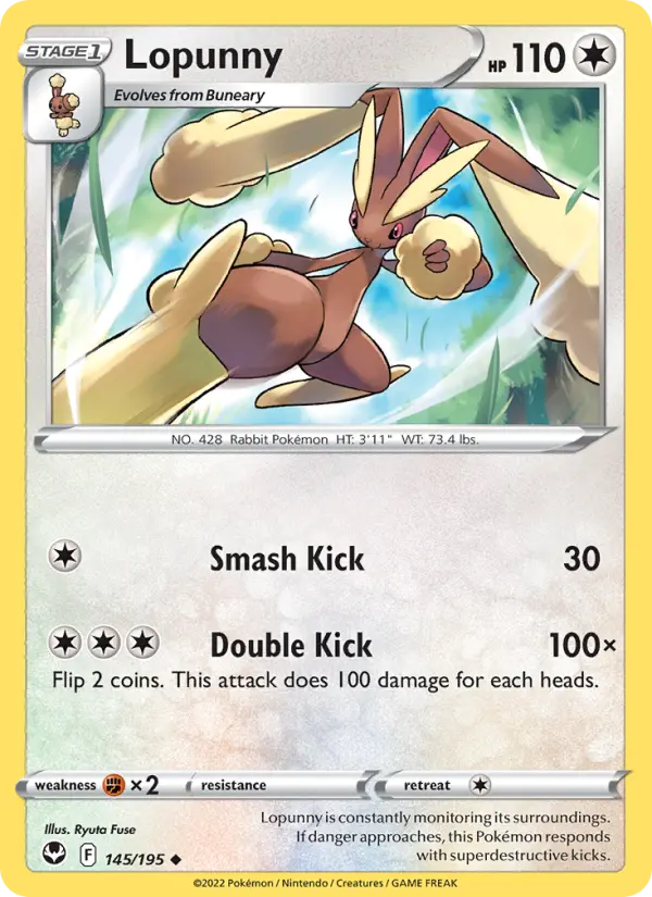 Lopunny #145 — Silver Tempest