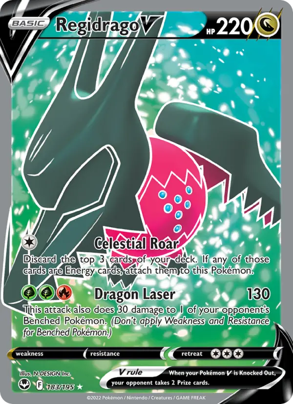 Regidrago V #183 — Silver Tempest