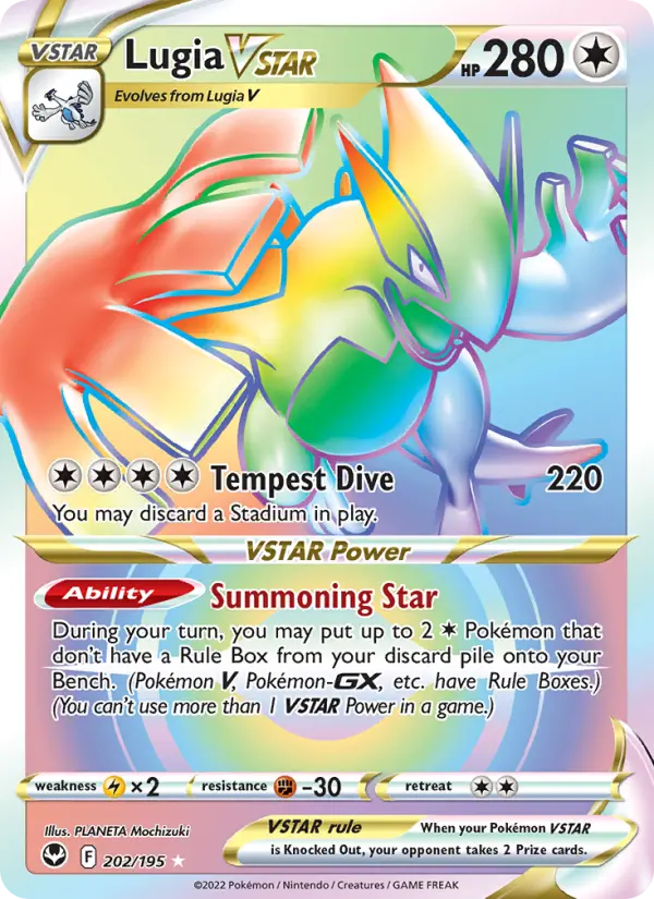 Lugia VSTAR #202 — Silver Tempest