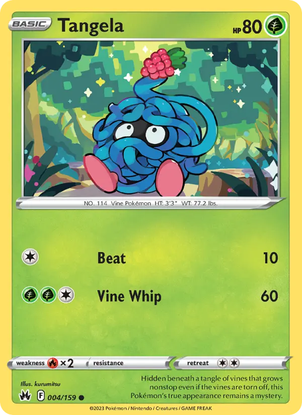 Tangela #004 — Crown Zenith