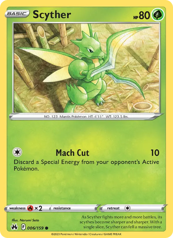 Scyther #006 — Crown Zenith