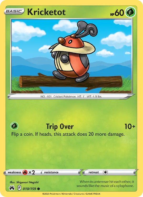 Kricketot #010 — Crown Zenith