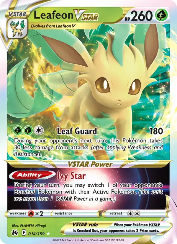 Leafeon VSTAR #014 — Crown Zenith