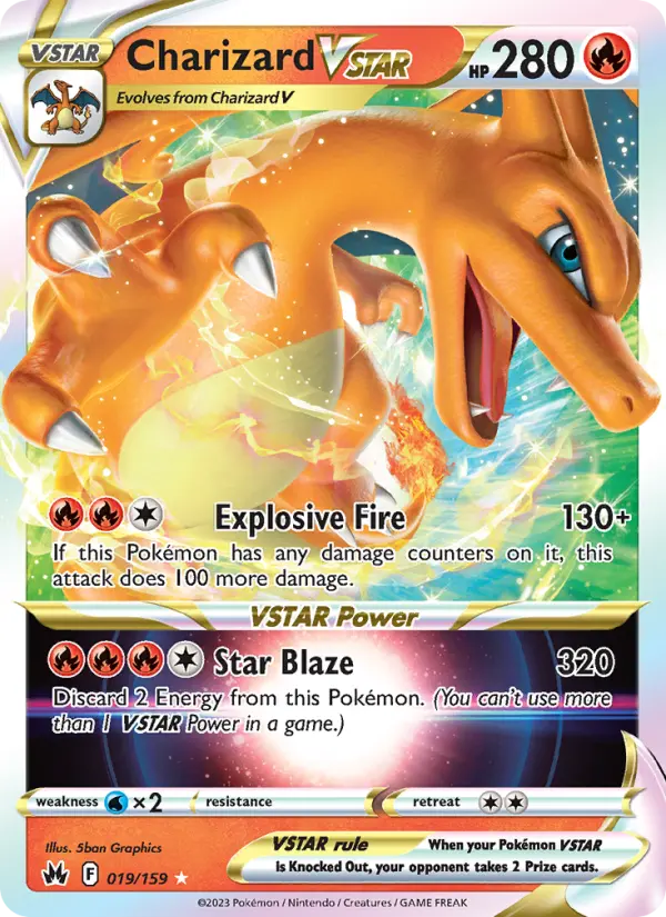 Charizard VSTAR #019 — Crown Zenith