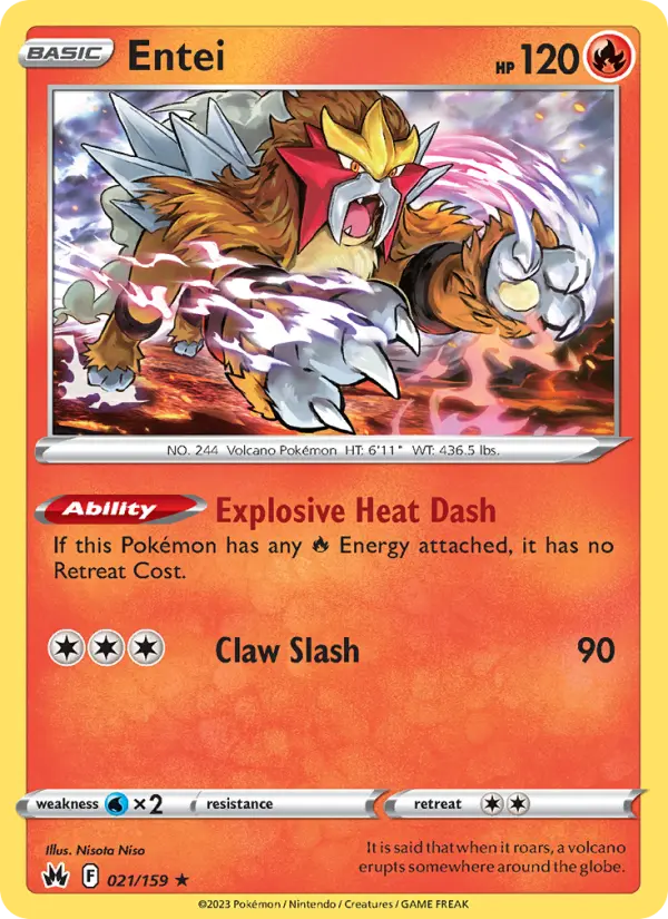 Entei #021 — Crown Zenith