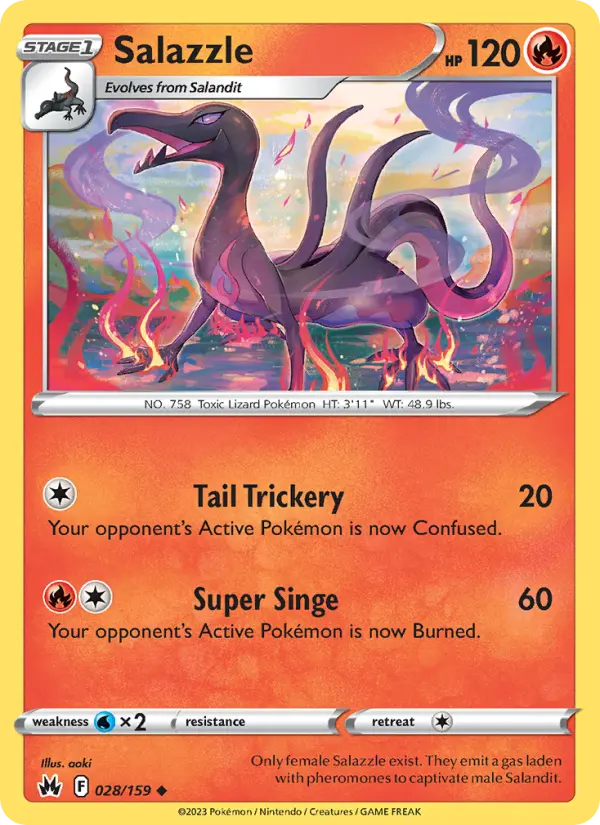 Salazzle #028 — Crown Zenith