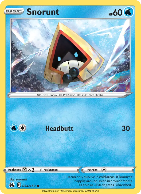 Snorunt #034 — Crown Zenith