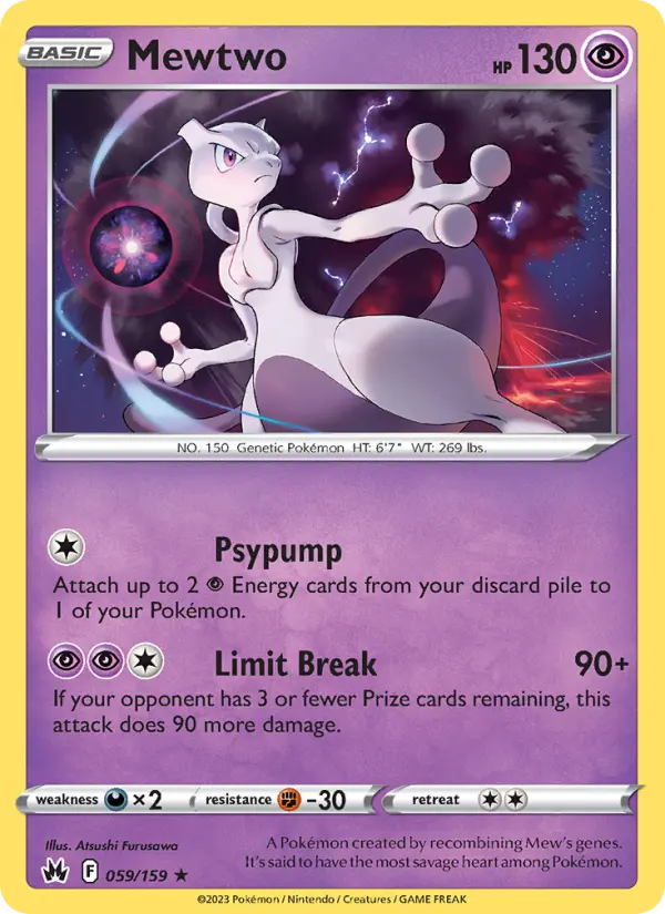 Mewtwo #059 — Crown Zenith