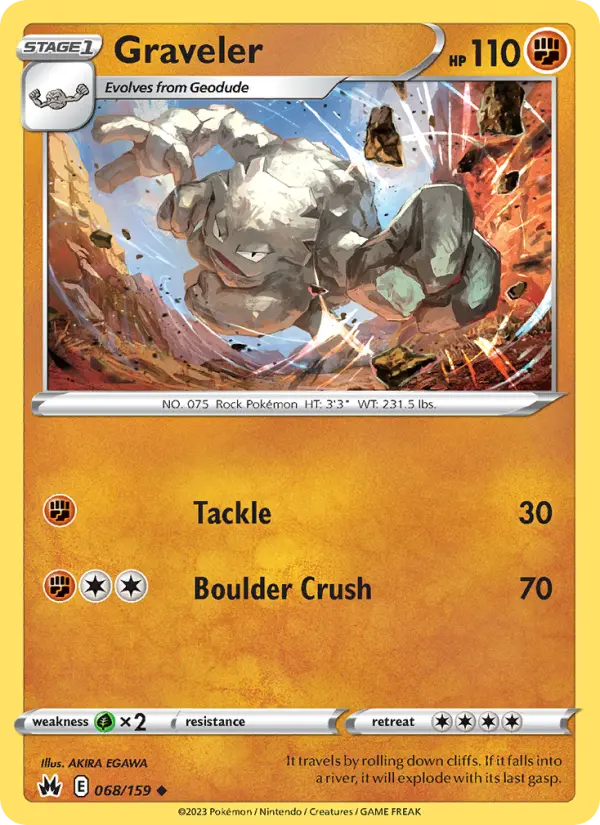 Graveler #068 — Crown Zenith