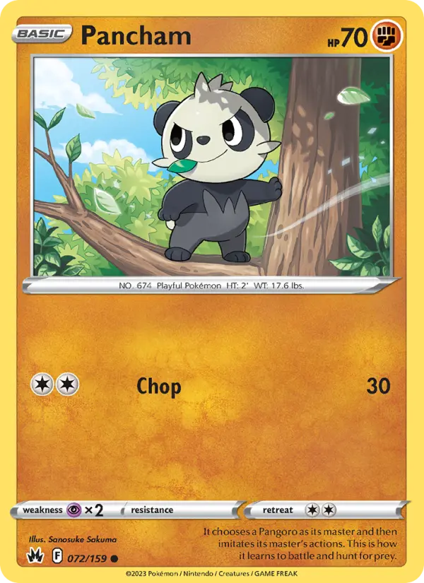 Pancham #072 — Crown Zenith