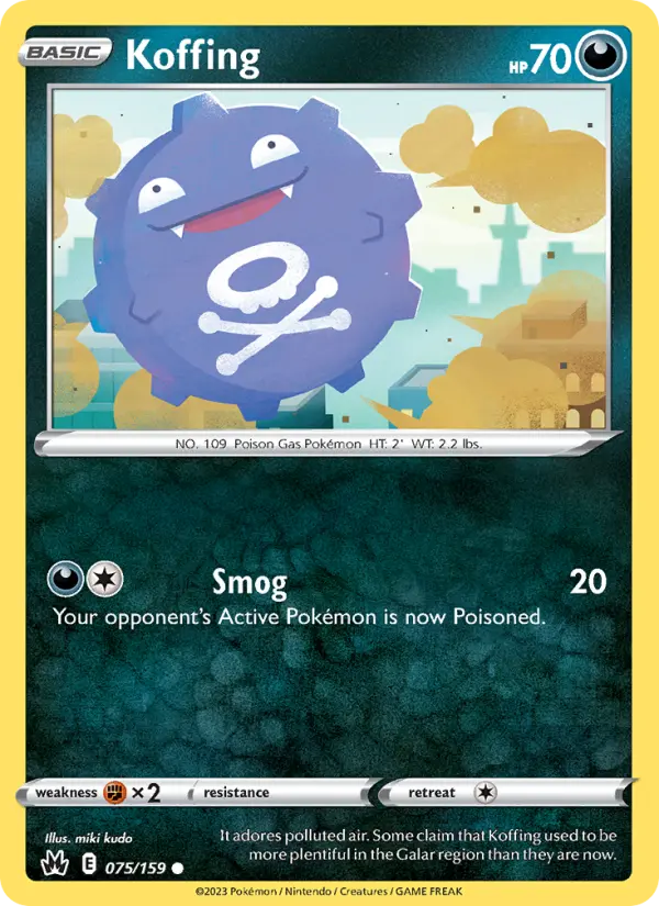 Koffing #075 — Crown Zenith