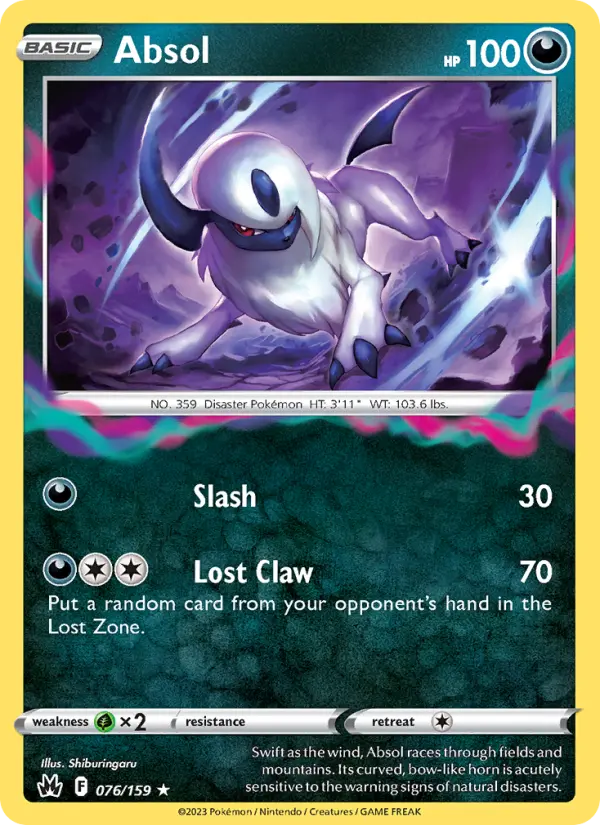 Absol #076 — Crown Zenith