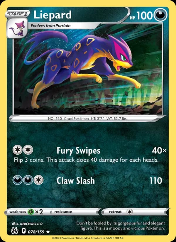 Liepard #078 — Crown Zenith