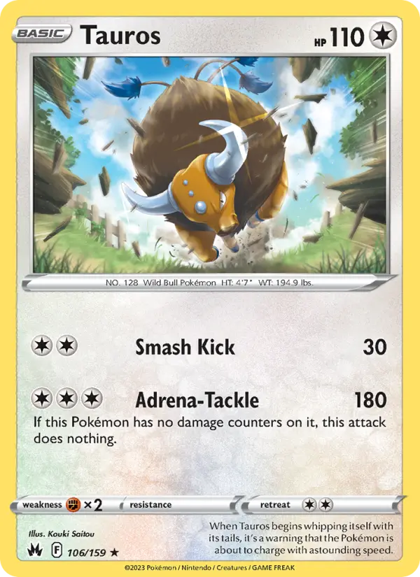 Tauros #106 — Crown Zenith