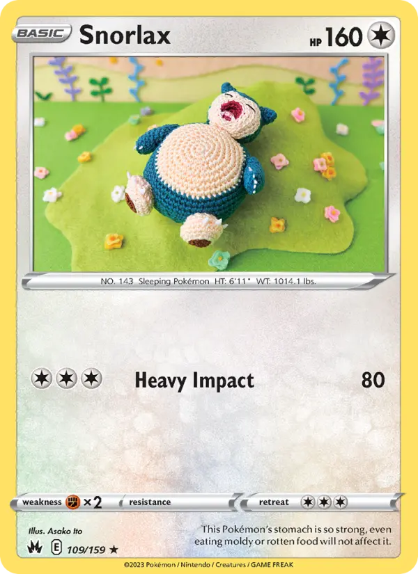 Snorlax #109 — Crown Zenith