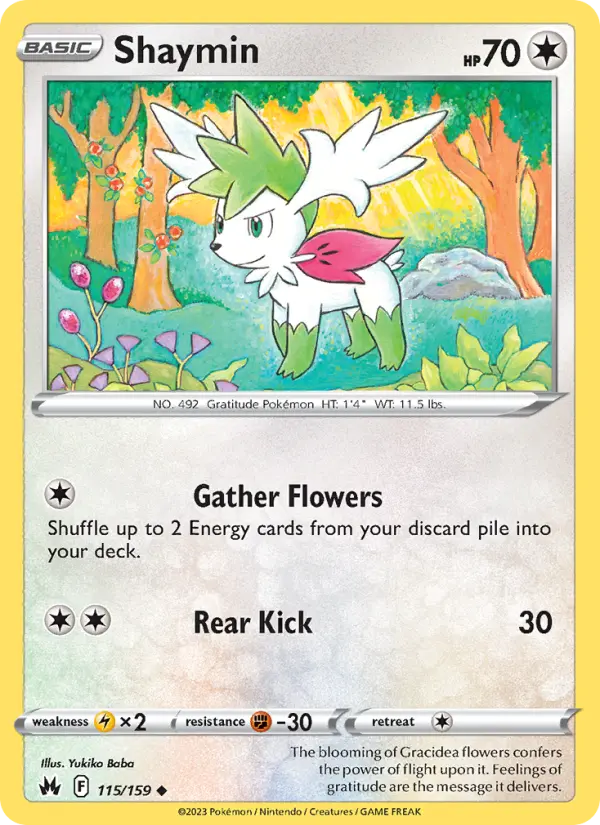 Shaymin #115 — Crown Zenith