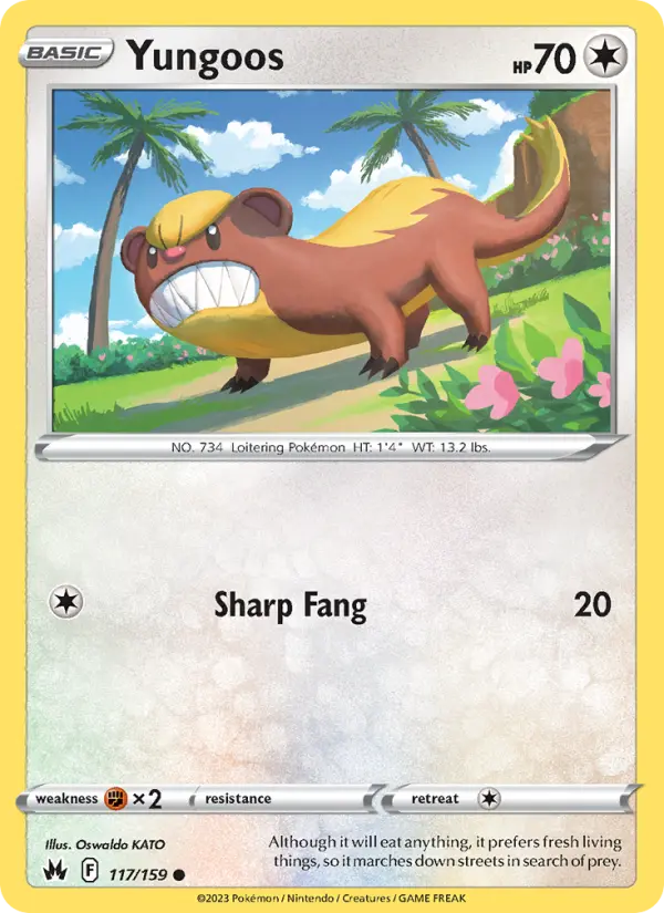 Yungoos #117 — Crown Zenith