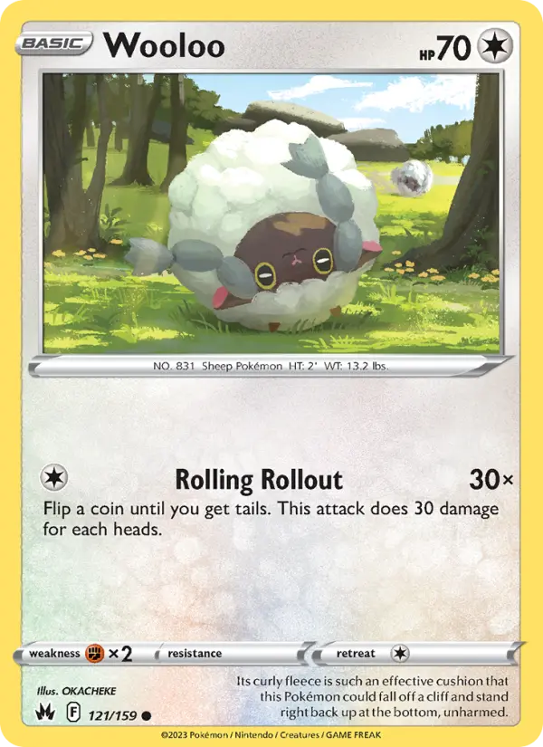 Wooloo #121 — Crown Zenith
