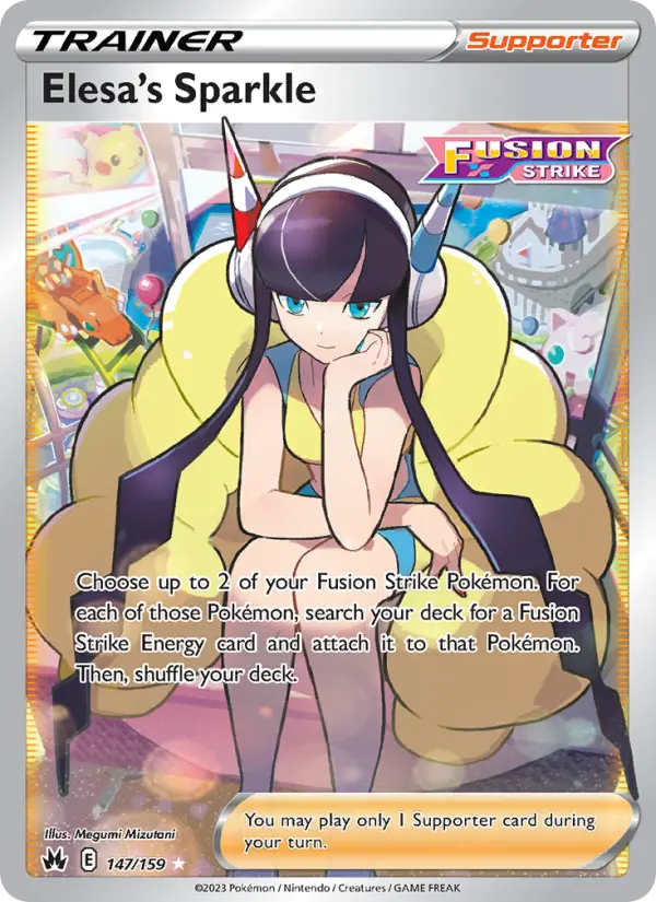 Elesa's Sparkle #147 — Crown Zenith