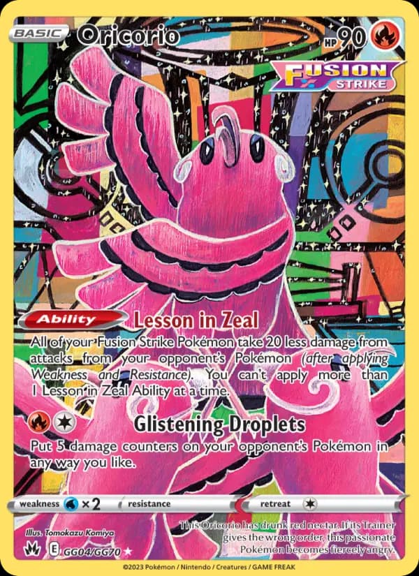 Oricorio #GG04 — Crown Zenith