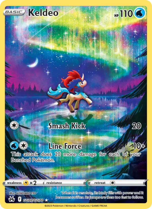 Keldeo #GG07 — Crown Zenith