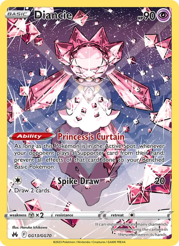 Diancie #GG13 — Crown Zenith