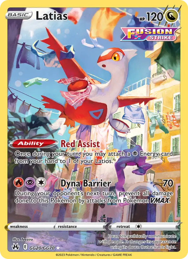 Latias #GG20 — Crown Zenith
