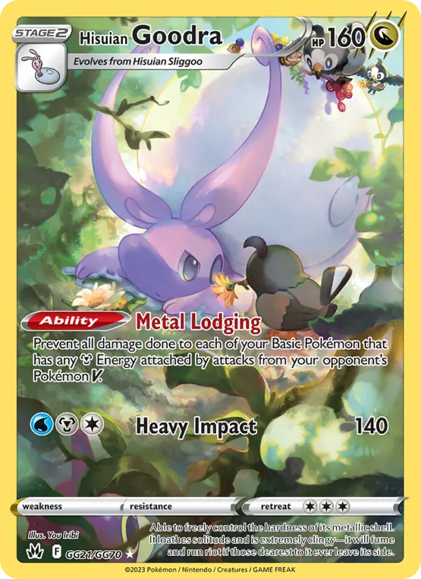 Hisuian Goodra #GG21 — Crown Zenith