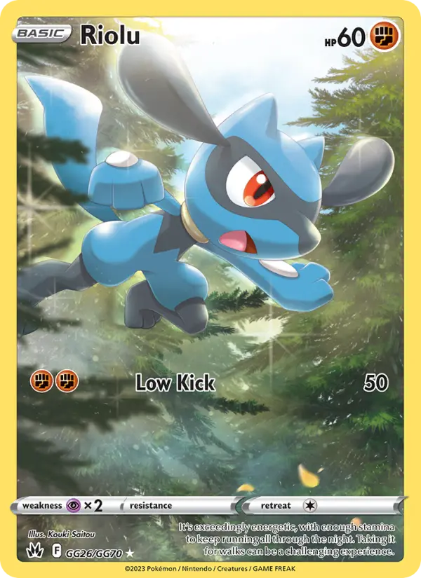Riolu #GG26 — Crown Zenith