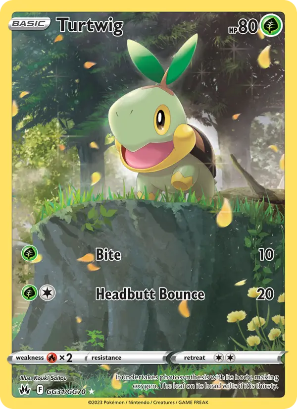 Turtwig #GG31 — Crown Zenith