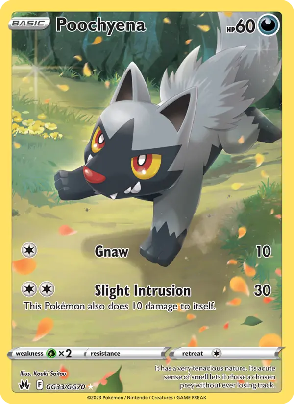 Poochyena #GG33 — Crown Zenith