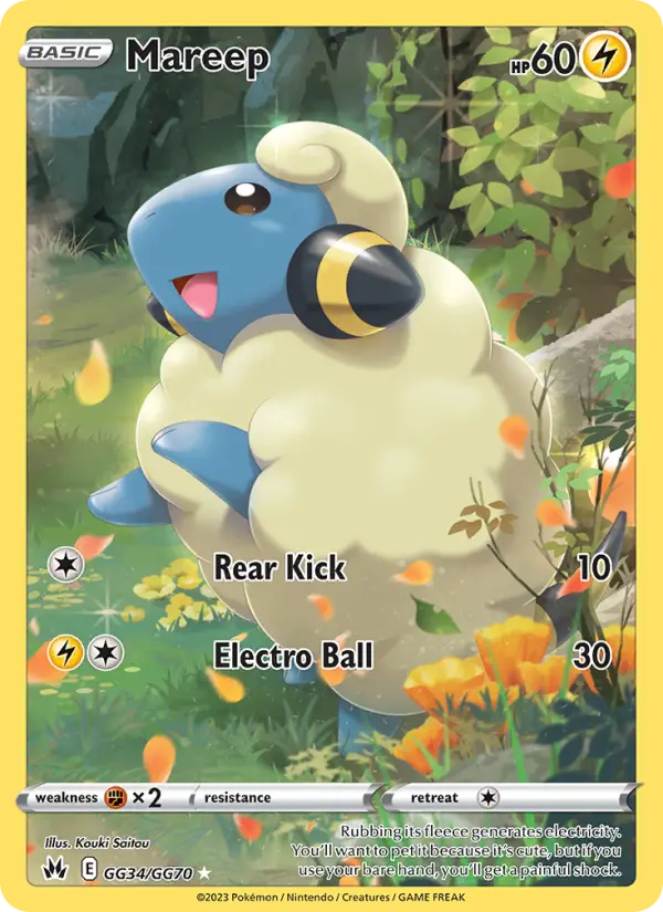 Mareep #GG34 — Crown Zenith