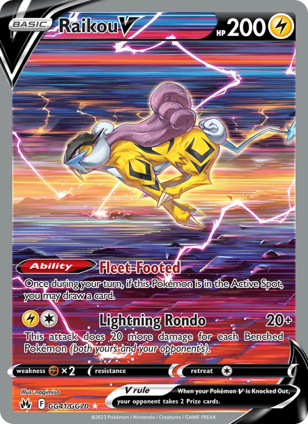 Raikou V #GG41 — Crown Zenith