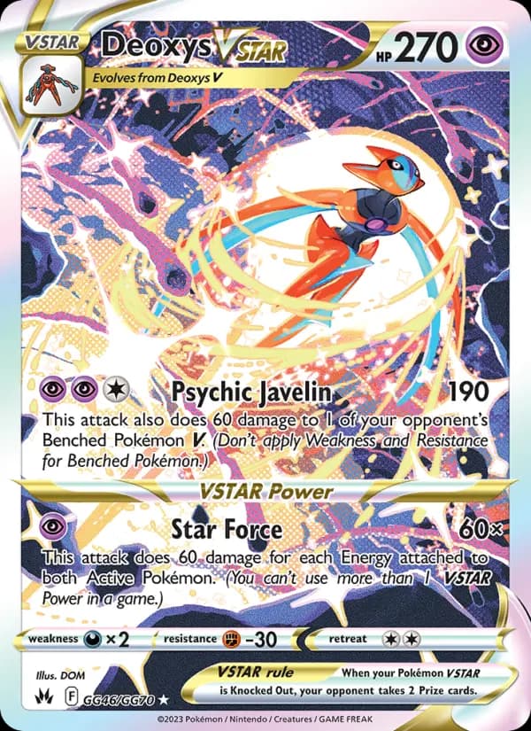 Deoxys VSTAR #GG46 — Crown Zenith