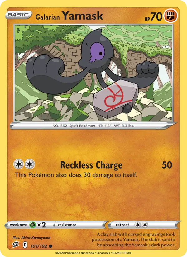 Galarian Yamask #101 — Rebel Clash