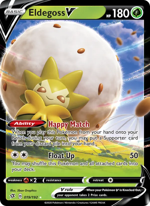 Eldegoss V #19 — Rebel Clash